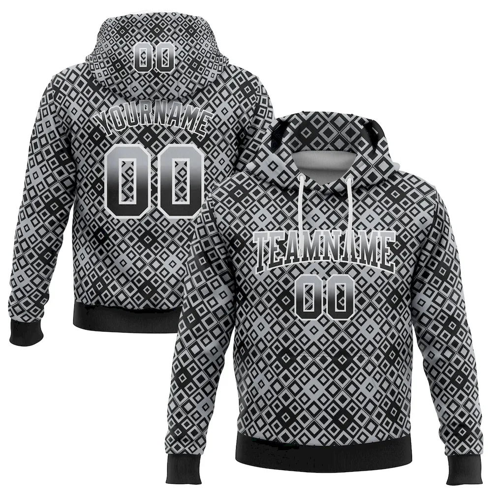 3DPattern5875.webp Custom Stitched Gray Black-White Fade 3D Pattern Design Geometric Square Shapes Sports Pullover Sweatshirt Hoodie - Image 1